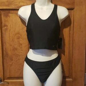 Nike ribbed midkini